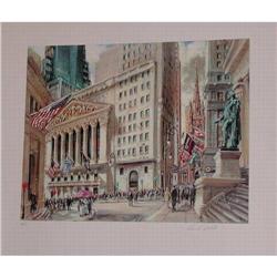 Kamil Kubik, The Stock Exchange, Serigraph  #1721349