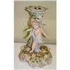 Image 1 : Rare 19c German Porcelain Angel Candle Stick #1721443