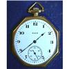 Image 1 : 14kt Gold Octagonal Case Elgin Pocket Watch 14k#1721468