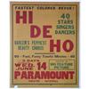 Image 1 : ORIGINAL 30s BLACK DANCE/CHORUS GROUP SHOW SIGN#1721515