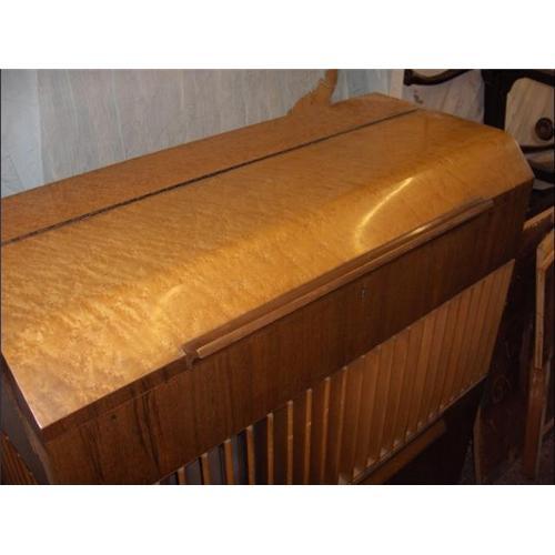 DECOLA Art Deco Burr Maple Radiogram #1746081