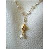 Image 1 : 18k SOLID GOLD~KEISHI PEARL NECKLACE w/ DIAMOND#1746107