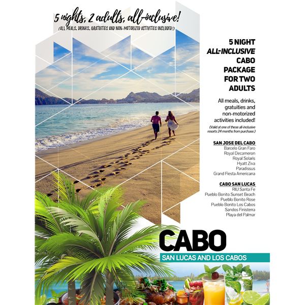 5- Nights All Inclusive for 2 Adults to Cabo