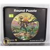 Image 1 : 1000PC ROUND DINOSAUR PUZZLE