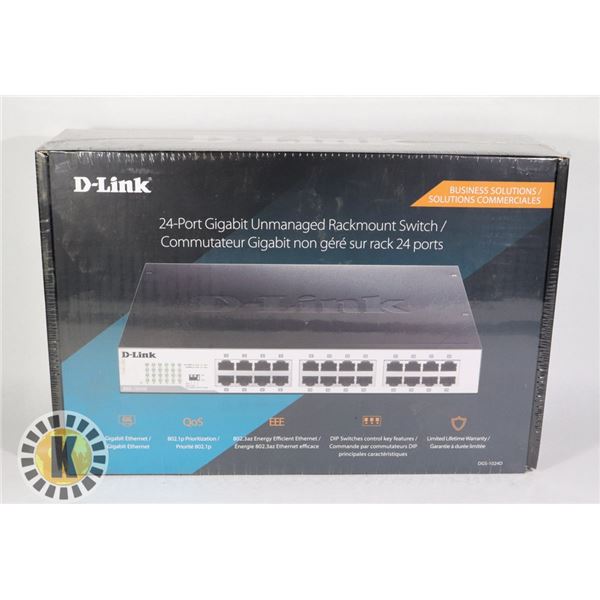 D-LINK 24 PORT GIGABIT NETWORK SWITCH