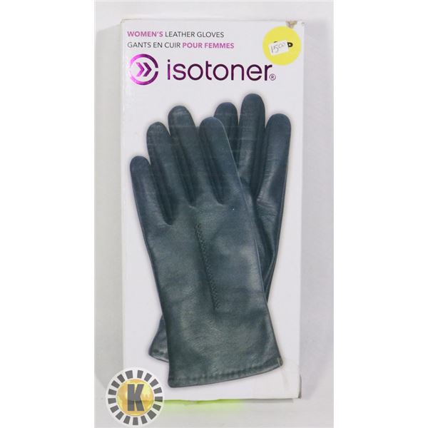 ISOTONER WOMEN'S LEATHER GLOVES
