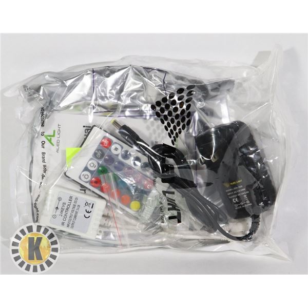 LED LIGHT STRIP WITH REMOTE AND POWER SUPPLY