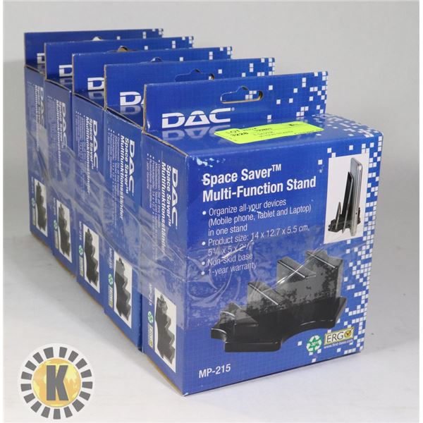LOT OF 5 DAC SPACE SAVER MULTI-FUNCTION STAND