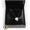 Image 1 : .925 SILVER CHAIN  AND FRESH WATER PEARL PENDANT