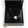 Image 1 : .925 SILVER CHAIN  AND FRESH WATER PEARL PENDANT