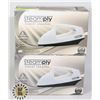 Image 1 : 2 NEW WHITE STEAMPLY TRAVEL STEAMERS
