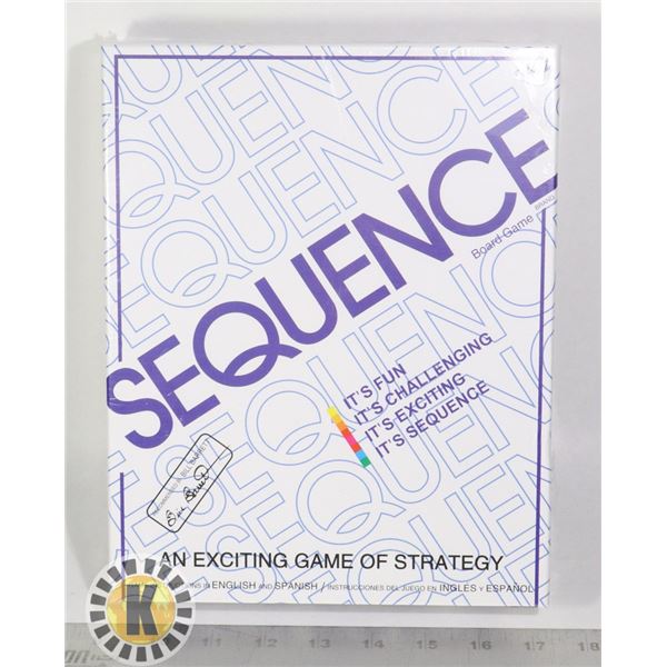 SEQUENCE STRATEGY BOARD GAME