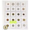 Image 1 : 20 FOREIGN COINS 9 DIFFERENT COUNTRIES CUBA CHINA