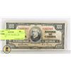 Image 1 : 1 CANADIAN 1937 100 DOLLAR BANKNOTE