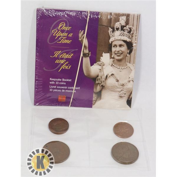 2002 $.50, 10 PCS + SET OF ROYAL CANADIAN VISIT