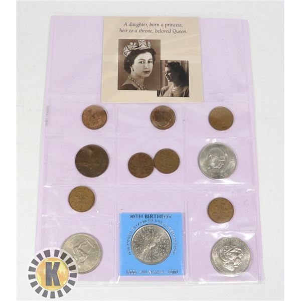 VINTAGE ROYAL COINS & CANADIAN  ROYAL VISIT COINS