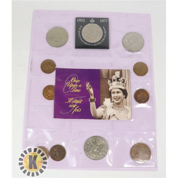 VINTAGE ROYAL COINS & CANADIAN ROYAL VISIT COINS