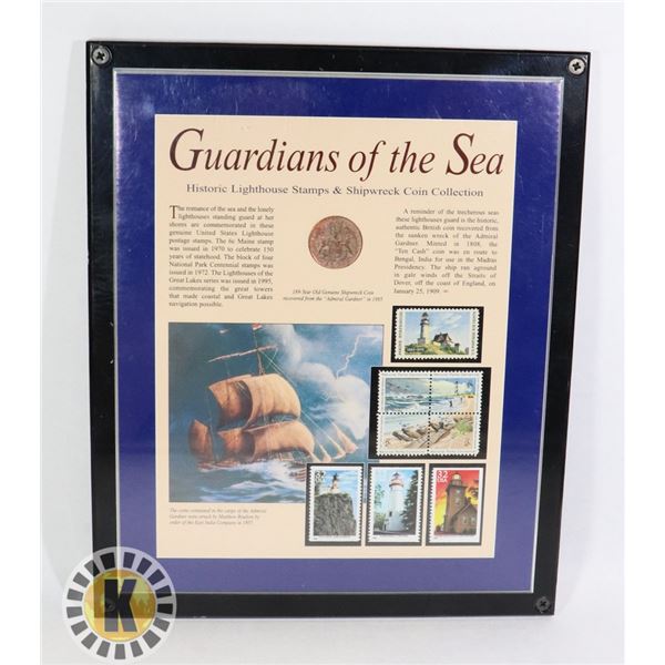 GUARDIANS OF THE SEA INC. 1808 COIN FROM SHIPWRECK