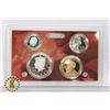 Image 1 : OVER 1/2 OZ 90% SILVER 2009 USA PROOF SET CAMEOS