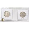 Image 1 : 1963 & 1964 CANADIAN SILVER HALF $1 80% SILVER