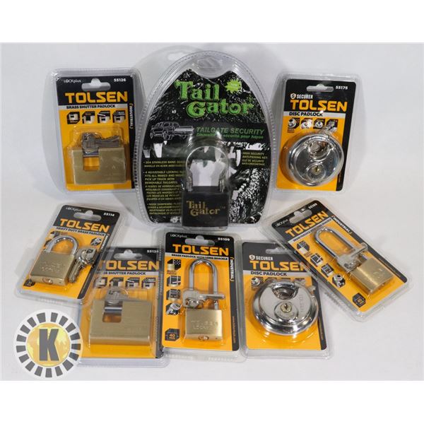 NEW 7 LOCKS PAD ETC.