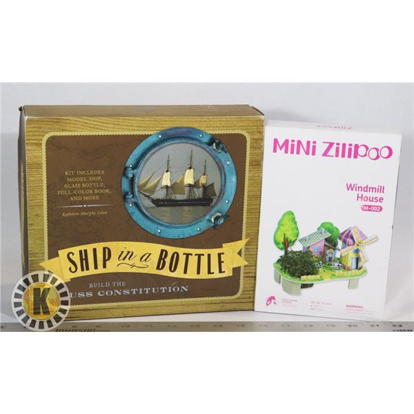NEW ITEMS SHIP IN A BOTTLE BUILD KIT