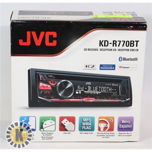 BRAND NEW JVC CAR CD BLUETOOTH
