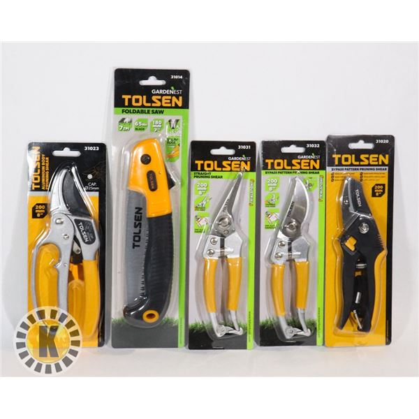 NEW 5 PAIR VARIETY OF PRUNING