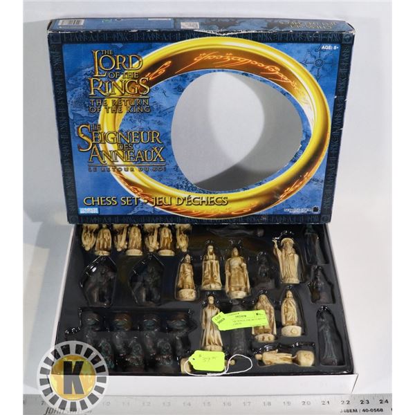 LORD OF THE RINGS THE RETURN OF THE KING CHESS