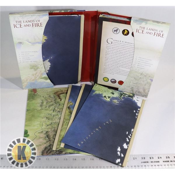 A GAME OF THRONES MAPS 2012