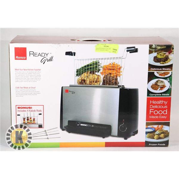 INDOOR SMOKELESS GRILL IN BOX RONCO READY GRILL