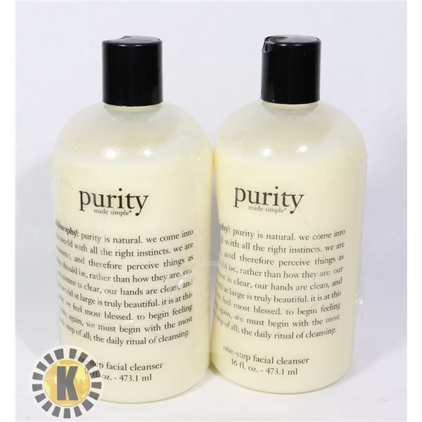 2PK OF PURITY ONE-STEP FACIAL CLEANSER NATURAL