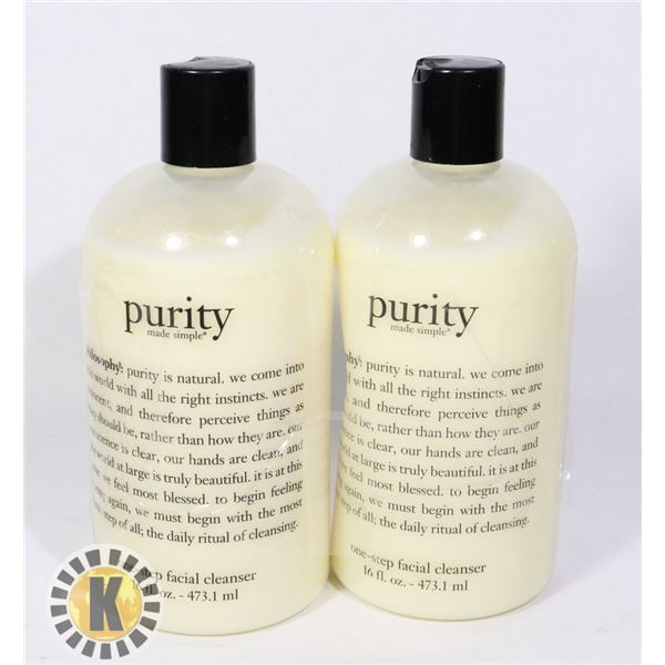 2PK OF PURITY ONE-STEP FACIAL CLEANSER NATURAL