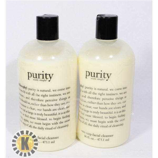 2PK OF PURITY ONE-STEP FACIAL CLEANSER NATURAL