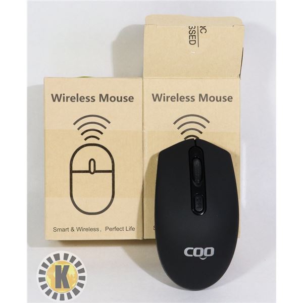 LOT OF TWO WIRELESS MICE