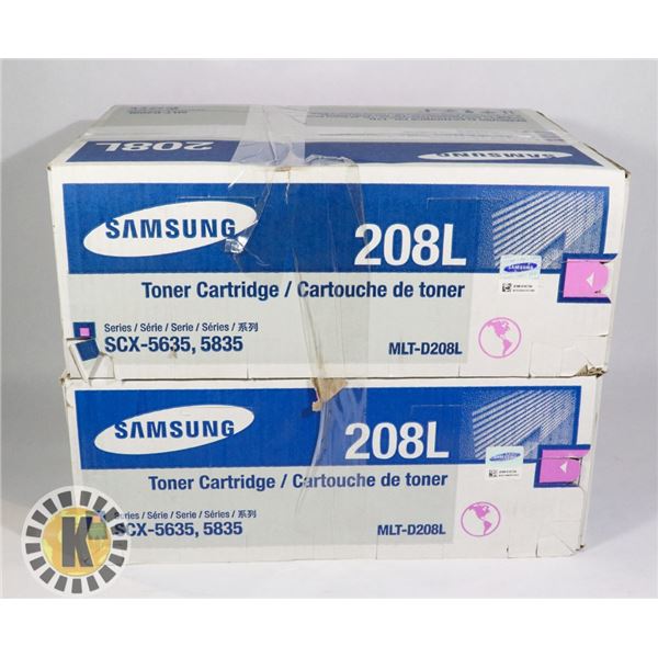 LOT OF 2 SAMSUNG 208L TONER CARTRIDGE
