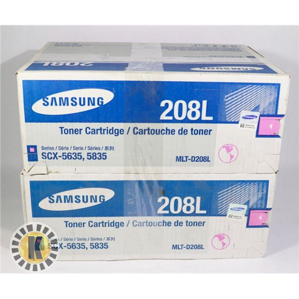 LOT OF 2 SAMSUNG 208L TONER CARTRIDGE
