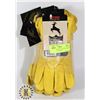 Image 1 : 6 PAIRS OF WATSON GENUINE DEER SKIN GLOVES SIZE XL