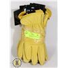 Image 1 : 6 PAIRS OF WATSON GENUINE DEER SKIN GLOVES SIZE LG
