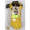 Image 1 : 6 PAIRS OF WATSON GENUINE DEER SKIN GLOVES SIZE M