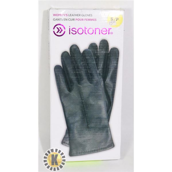 ISOTONER WOMEN'S LEATHER GLOVES