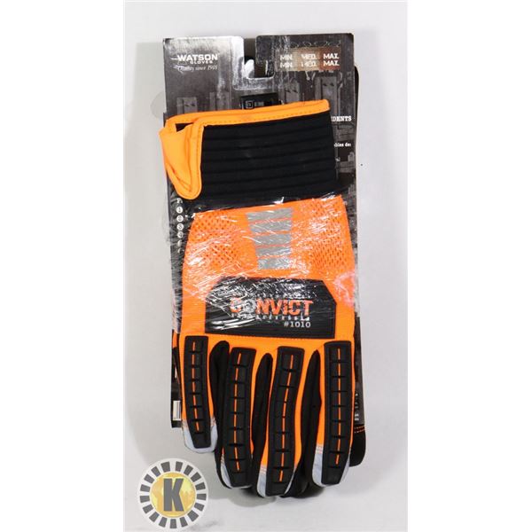 2 PAIRS OF WATSON CONVICT 1010 GLOVES SIZE XL