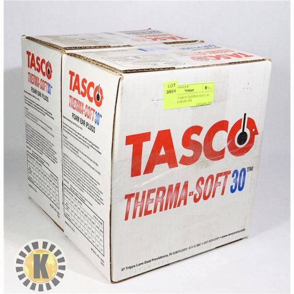 LOT OF 2 TASCO THERMA SOFT 30 CORDED EAR PLUGS