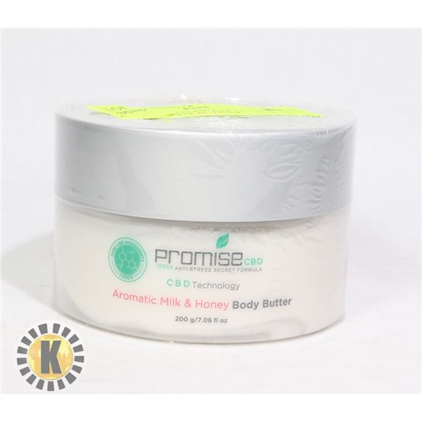 CBD INFUSED AROMATIC MILK AND HONEY BODY BUTTER