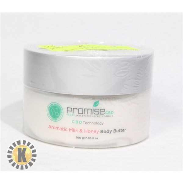 CBD INFUSED AROMATIC MILK AND HONEY BODY BUTTER