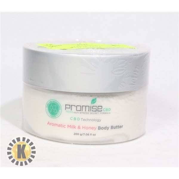CBD INFUSED AROMATIC MILK AND HONEY BODY BUDDER