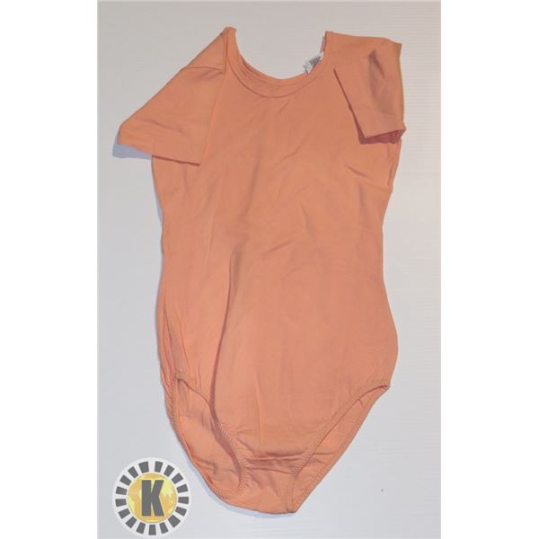 DANSKIN SHORT  SLEEVE DANCE LEOTARD