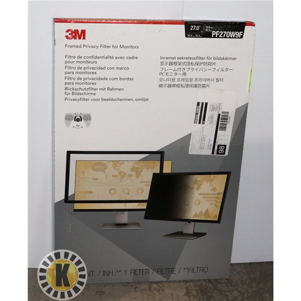 3M FRAMED PRIVACY FILTER FOR MONITORS