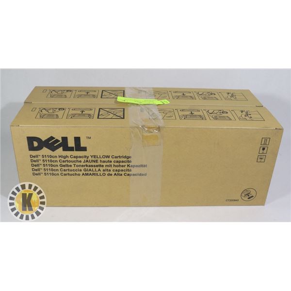 LOT OF 2 DELL 5110CN YELLOW CARTRIDGE
