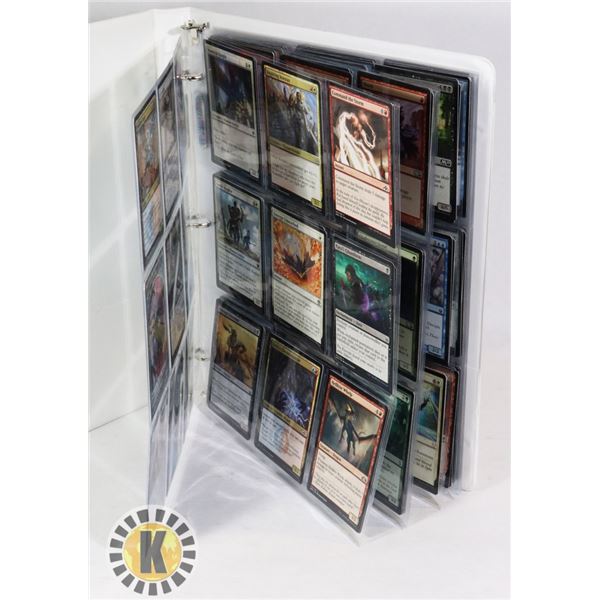 180 MTG MAGIC COLLECTORS CARDS IN BINDER
